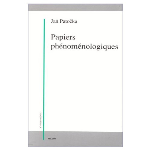 PAPIERS PHENOMENOLOGIQUES