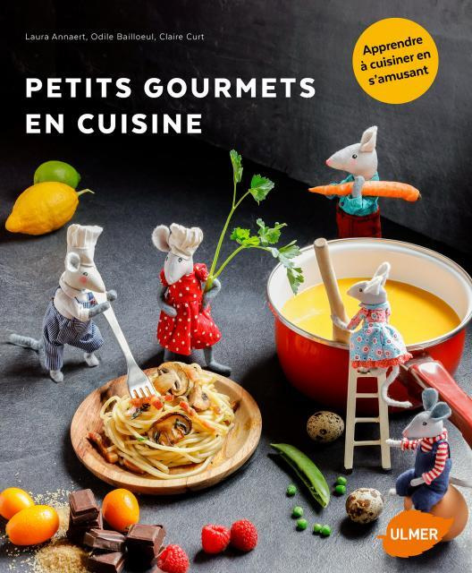 Petits gourmets en cuisine. Souris marmitons