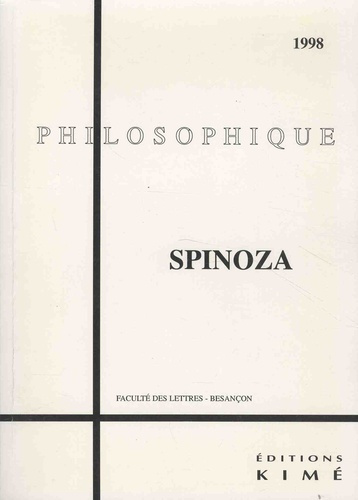 Philosophique 1998 : Spinoza