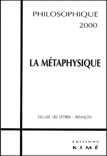 Philosophique. La métaphysique
