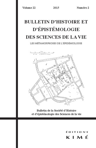 Bulletin d'histoire et d'épistémologie des sciences de la vie Volume 22 N° 2/2015 : Les métamorphose