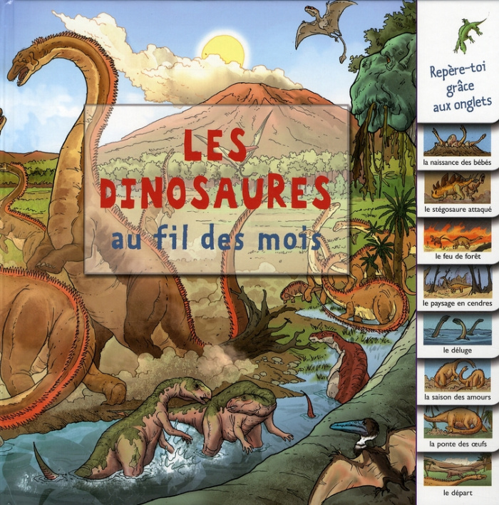 Les dinosaures au fil des mois