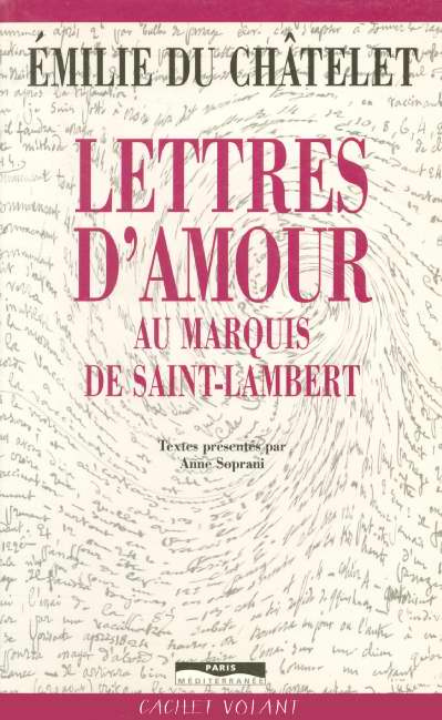 Lettres d'amour au marquis de Saint-Lambert