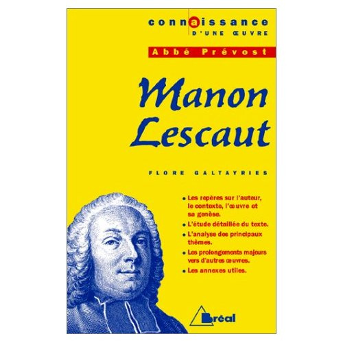 Manon Lescaut de l'abbé Prévost