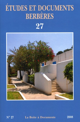 Etudes et documents berbères N° 27