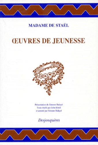 OEUVRES DE JEUNESSE
