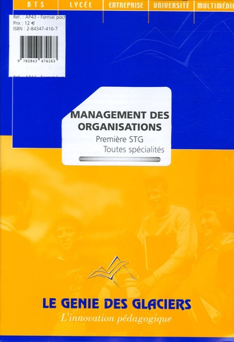 Management des organisations 1e STG toutes spécialités