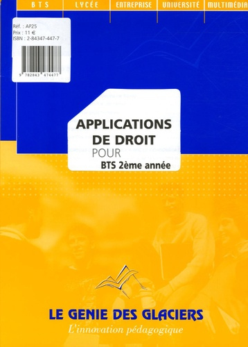 Applications de Droit pour BTS 2e Année