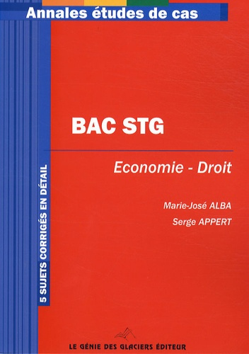 Economie et Droit Bac STG