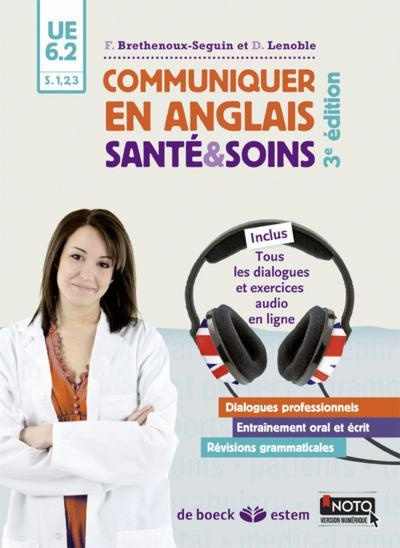Communiquer en anglais. Santé et soins, UE 6.2, S1, 2, 3, 4e édition, avec 1 CD audio