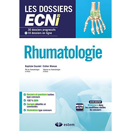 Rhumatologie. 30 dossiers progressifs et 10 dossiers en ligne