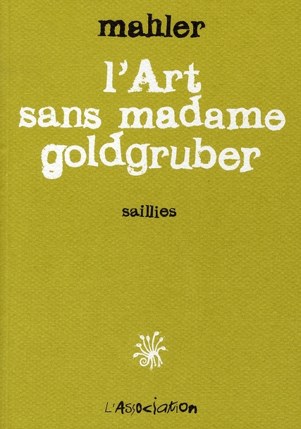 L'Art sans madame Goldgruber