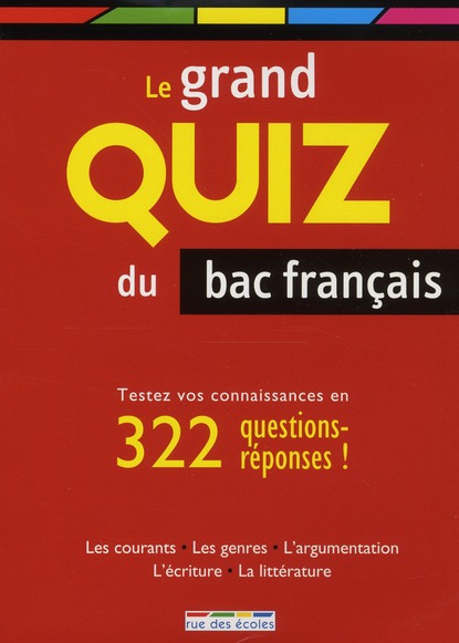 Le grand quiz du bac français