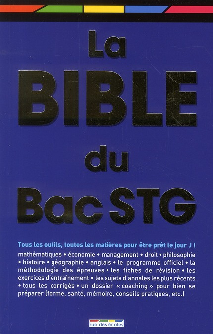 La Bible du Bac STG