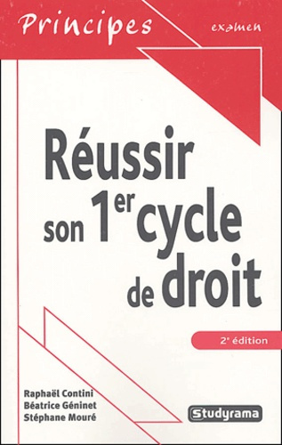 REUSSIR SON PREMIER CCYCLE DE DROIT