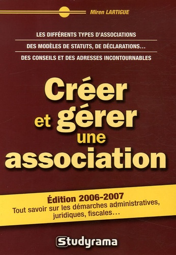 CREER ET GERER UNE ASSOCIATION