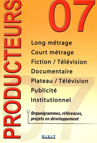 Producteurs. Edition 2007