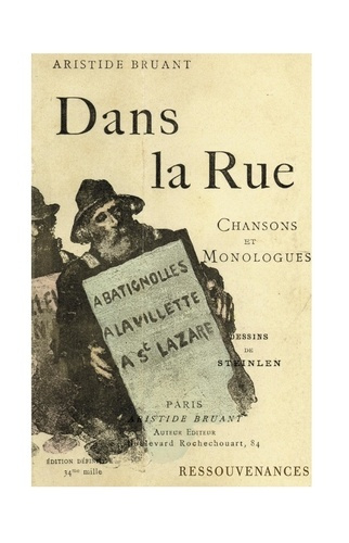 Dans la rue. Chansons et monologues Volume 1