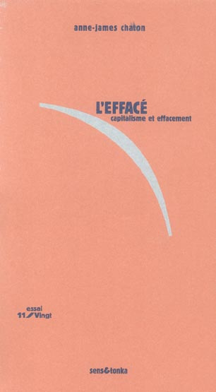 L'effacé. Capitalisme et effacement dans les Manuscrits de 44 de Karl Marx