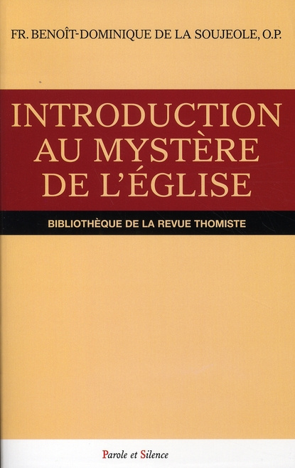 INTRODUCTION AU MYSTERE DE L'EGLISE