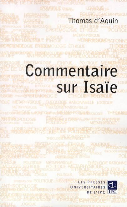 COMMENTAIRE SUR ISAIE