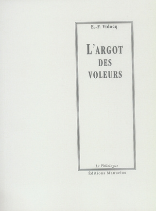 L'argot des voleurs