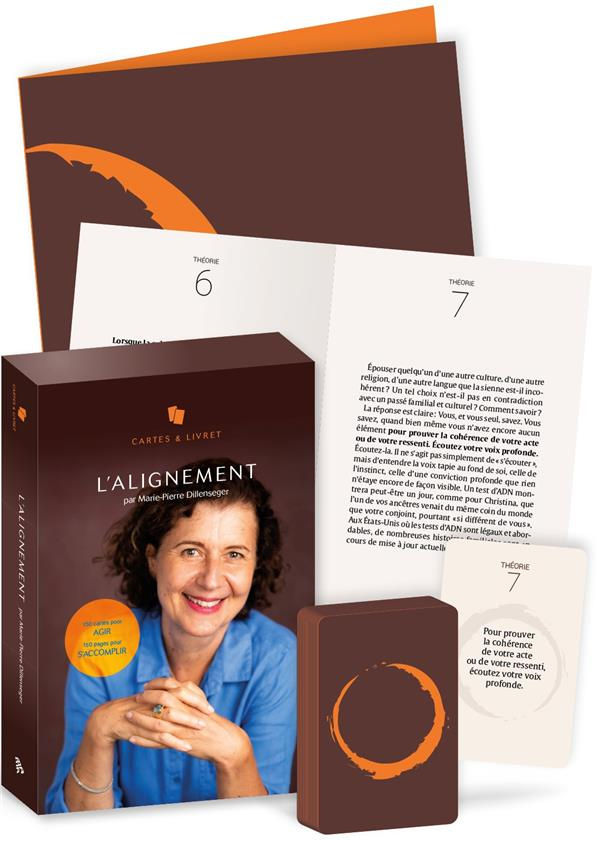 Coffret L' Alignement . 150 cartes pour agir. 150 pages pour s'accomplir