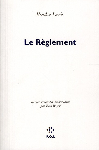 Le règlement