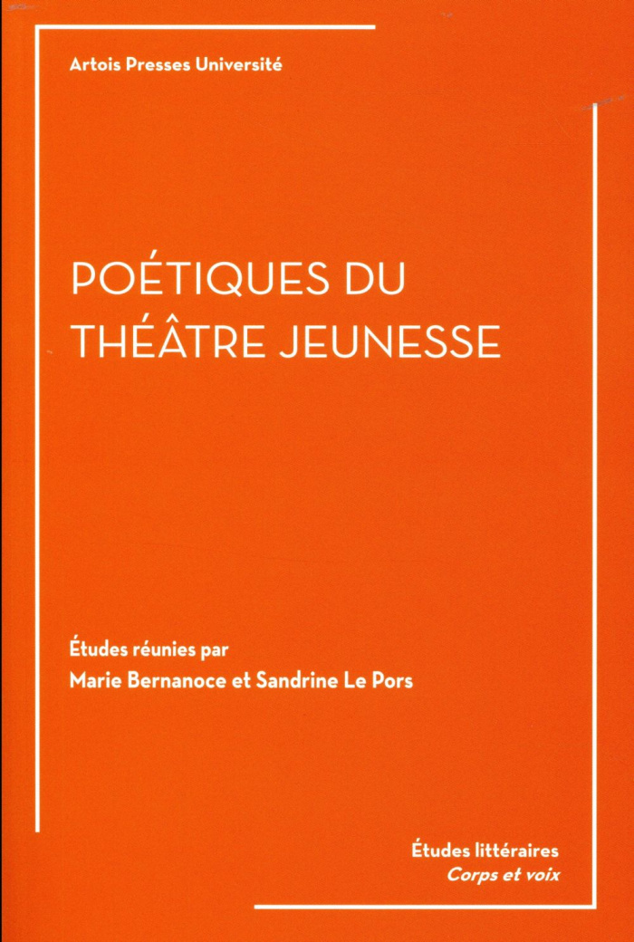 Poétiques du théâtre jeunesse
