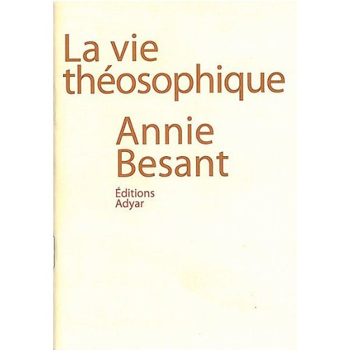 La vie théosophique