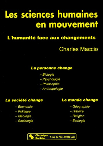LES SCIENCES HUMAINES EN MOUVEMENT. L'humanité face aux changements