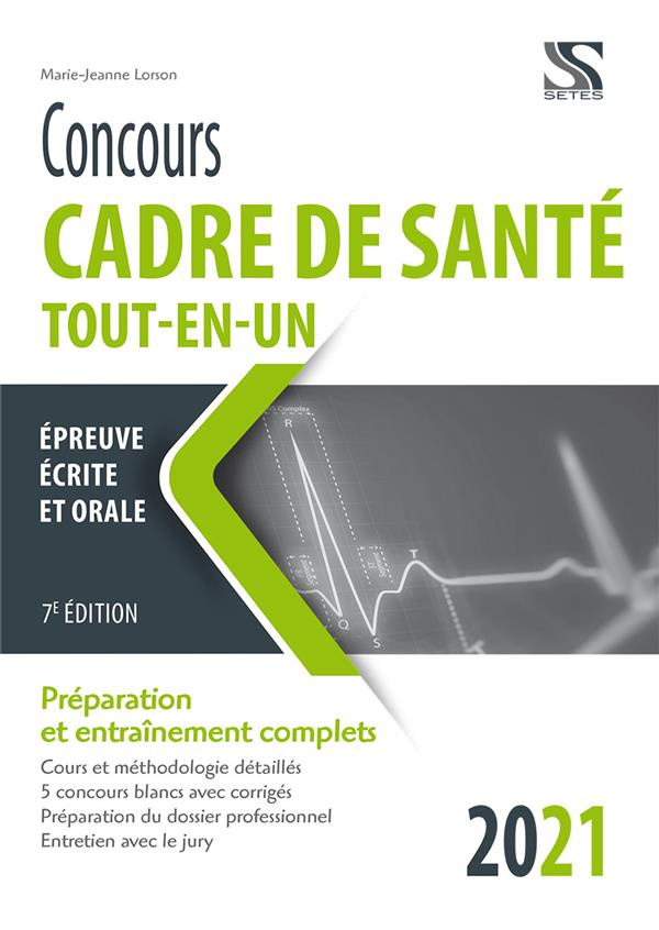 Concours cadre de santé. Edition 2021