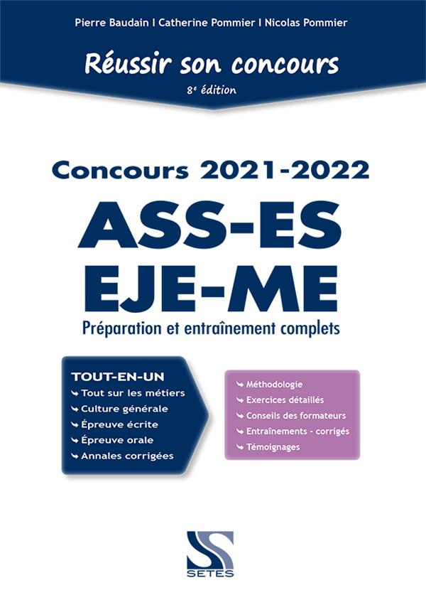 Réussir son concours ASS-EJE-ES-ME. Edition 2021-2022