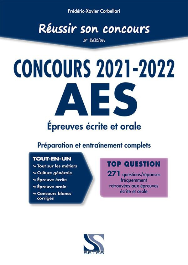 Réussir son concours AES. Accompagnant éducatif et social, Edition 2021-2022