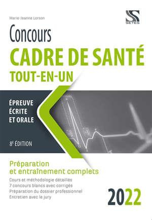 Concours cadre de santé. Edition 2022