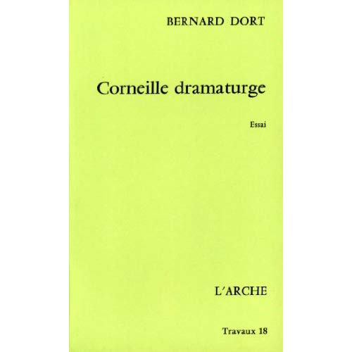 Corneille dramaturge
