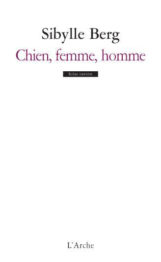 Chien, femme, homme