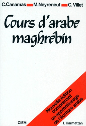 COURS D'ARABE MAGHREBIN. Livre seul