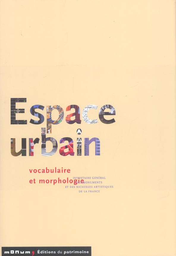 Espace urbain. Vocabulaire et morphologie