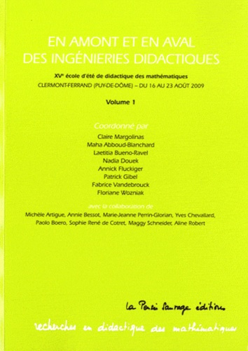 En amont et en aval des ingénieries didactiques. 15e Ecole d'Eté de didactique des mathématiques, Cl