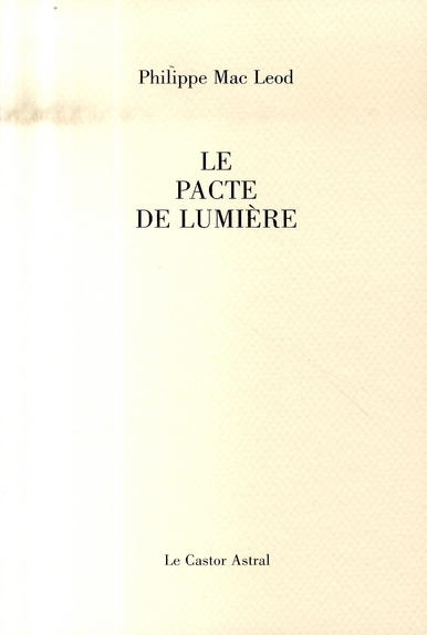 Le pacte de lumière