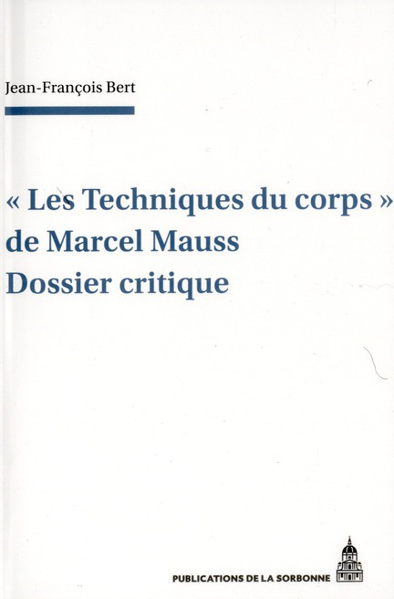 TECHNIQUES DU CORPS DE MARCEL MAUSS