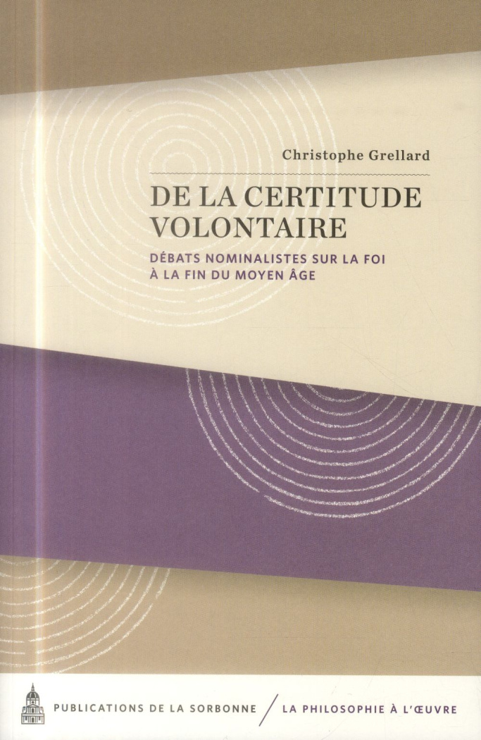 DE LA CERTITUDE VOLONTAIRE