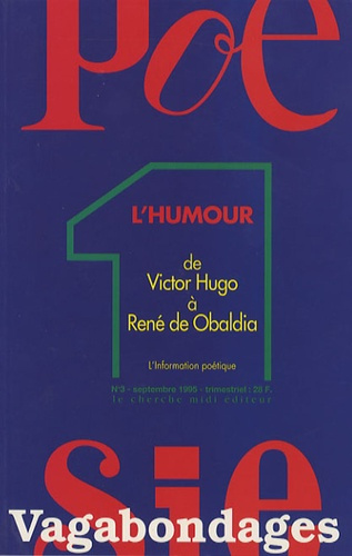 Poésie 1/Vagabondages N° 3, Septembre 1995 : L'humour