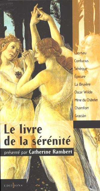 Le livre de la sérénité