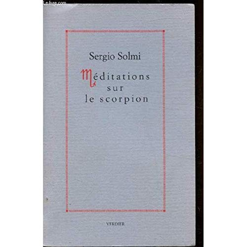 Méditations sur le scorpion
