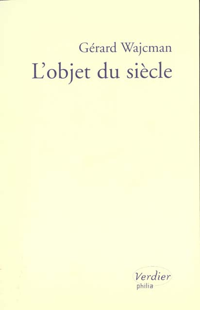 L'objet du siècle