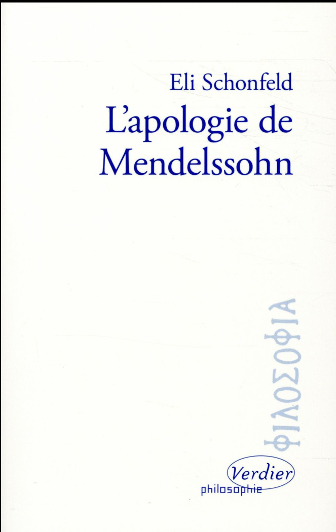 L'apologie de Mendelssohn