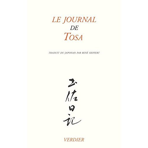 Le journal de Tosa. Suivi de Poèmes du Kokin-shû