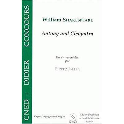 William Shakespeare, Antony and Cleopatra
